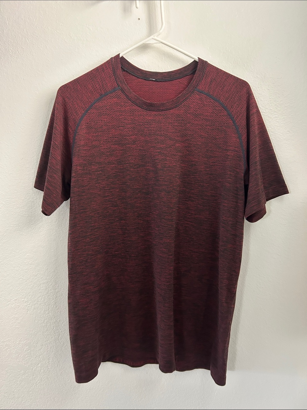 Lululemon Metal Vent Time To Get Dirty Tech Short Sleeve Shirt Red Size Medium